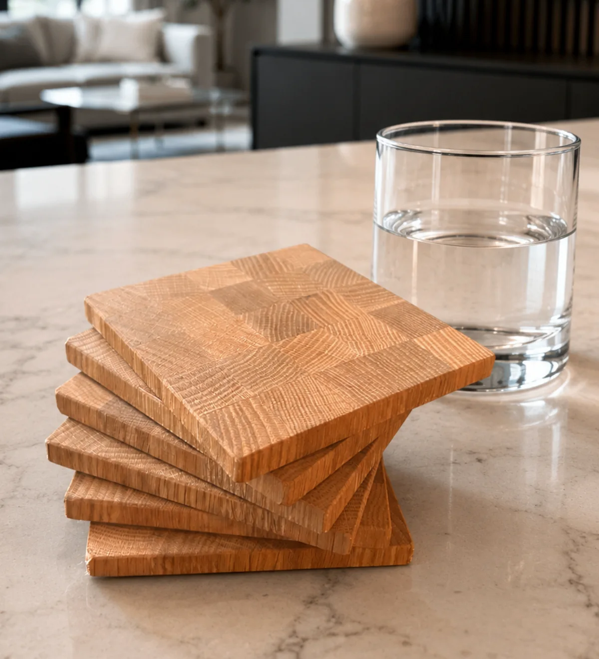 Sous-verres en bois